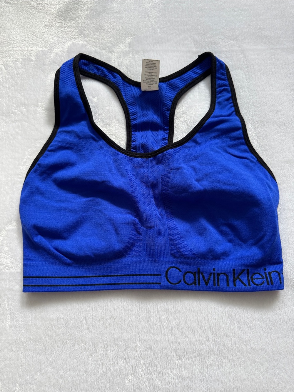 Calvin Klein Blue Sports Bra